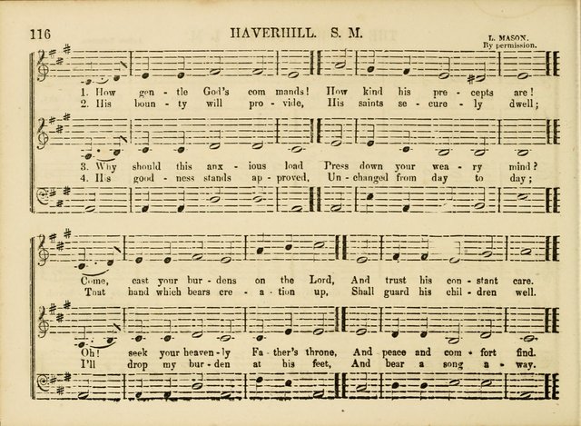 Songs for the Sabbath School and Vestry: designed especially for the Sabbath school and concert. With original and selected music page 113