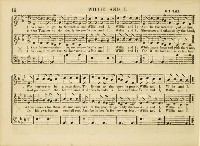 Songs for the Sabbath School and Vestry: designed especially for the Sabbath school and concert. With original and selected music page 13