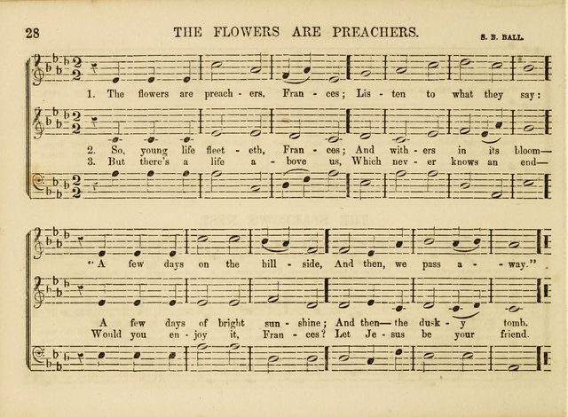 Songs for the Sabbath School and Vestry: designed especially for the Sabbath school and concert. With original and selected music page 25