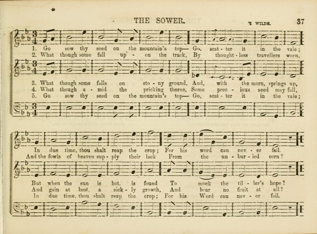 Songs for the Sabbath School and Vestry: designed especially for the Sabbath school and concert. With original and selected music page 34