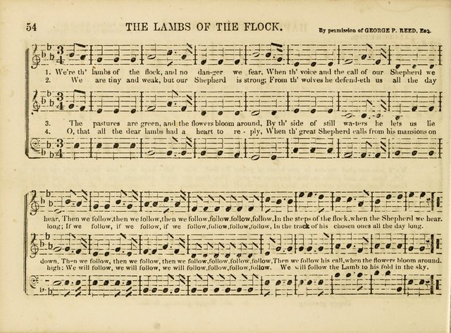 Songs for the Sabbath School and Vestry: designed especially for the Sabbath school and concert. With original and selected music page 51