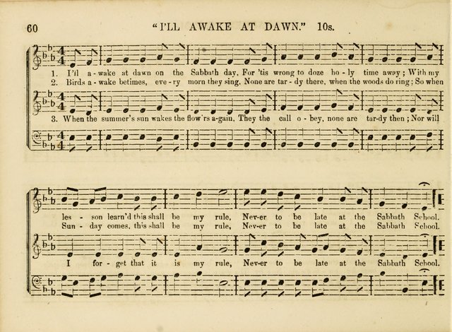 Songs for the Sabbath School and Vestry: designed especially for the Sabbath school and concert. With original and selected music page 57