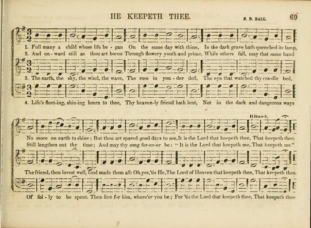 Songs for the Sabbath School and Vestry: designed especially for the Sabbath school and concert. With original and selected music page 66