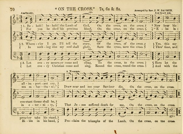 Songs for the Sabbath School and Vestry: designed especially for the Sabbath school and concert. With original and selected music page 67