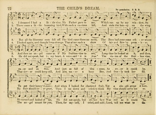 Songs for the Sabbath School and Vestry: designed especially for the Sabbath school and concert. With original and selected music page 69