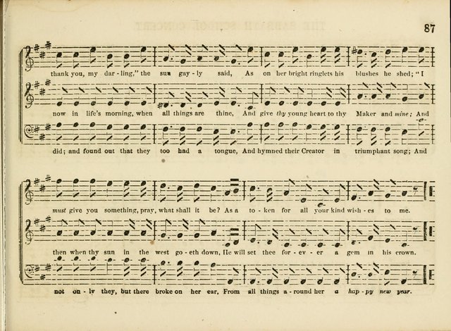 Songs for the Sabbath School and Vestry: designed especially for the Sabbath school and concert. With original and selected music page 84