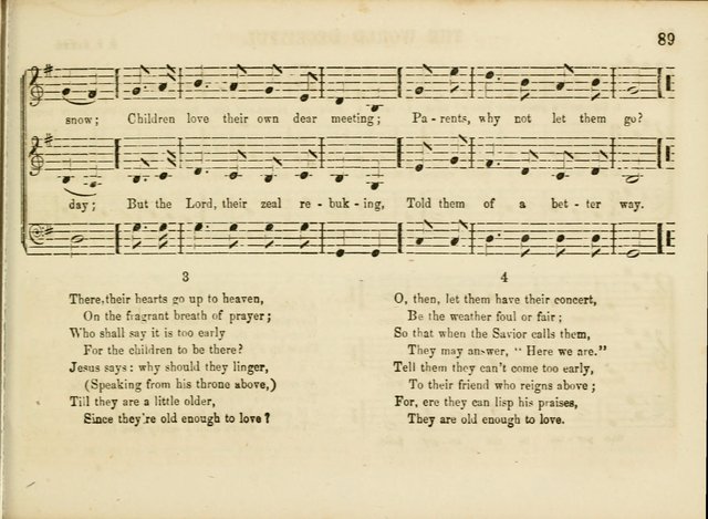 Songs for the Sabbath School and Vestry: designed especially for the Sabbath school and concert. With original and selected music page 86