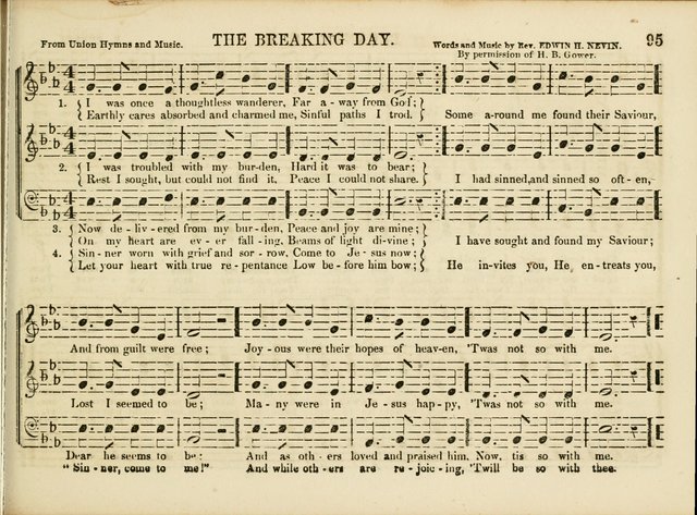 Songs for the Sabbath School and Vestry: designed especially for the Sabbath school and concert. With original and selected music page 92