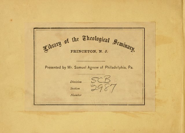 Songs for the Sabbath School and Vestry: designed especially for the Sabbath school and concert. With original and selected music page ii