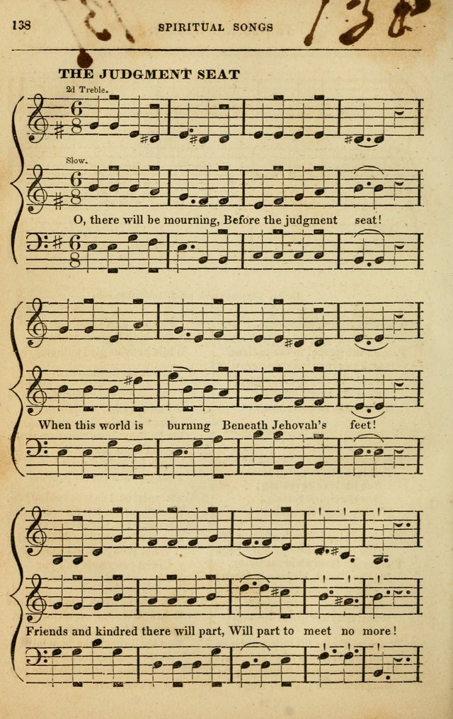 Spiritual Songs for Social Worship: adapted to the use of families and private circles in seasons of rivival, to missionary meetings, to the monthly concert, and to other occasions of special interest page 138