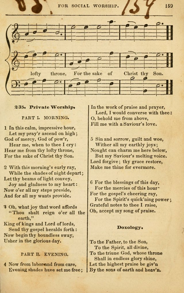 Spiritual Songs for Social Worship: adapted to the use of families and private circles in seasons of rivival, to missionary meetings, to the monthly concert, and to other occasions of special interest page 159