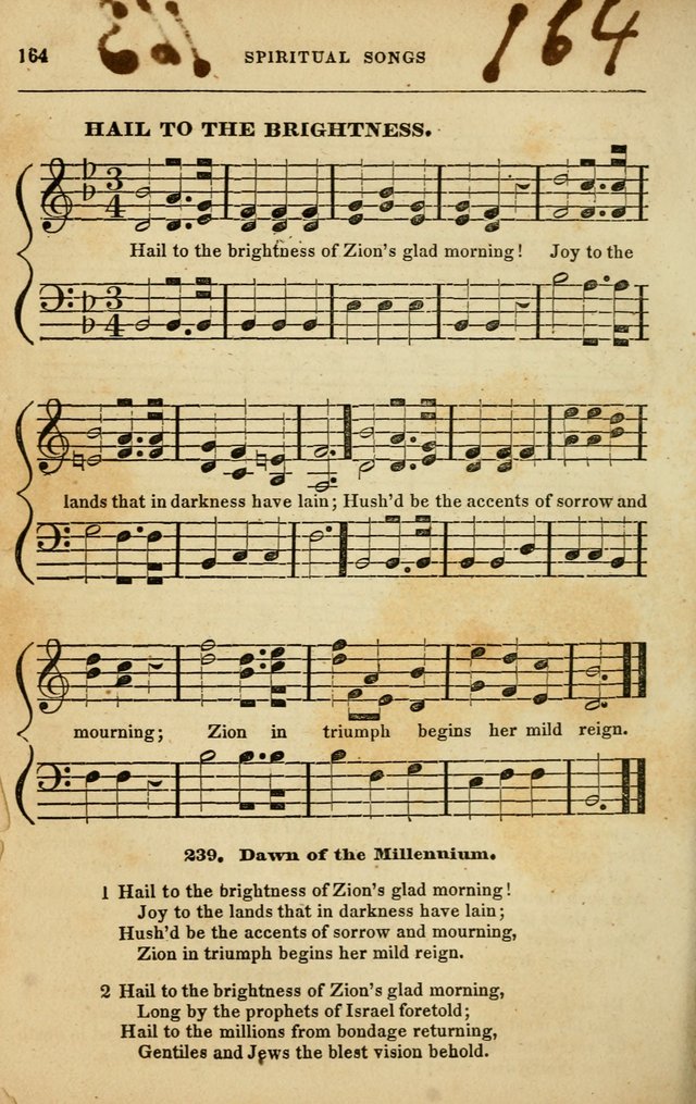 Spiritual Songs for Social Worship: adapted to the use of families and private circles in seasons of rivival, to missionary meetings, to the monthly concert, and to other occasions of special interest page 164