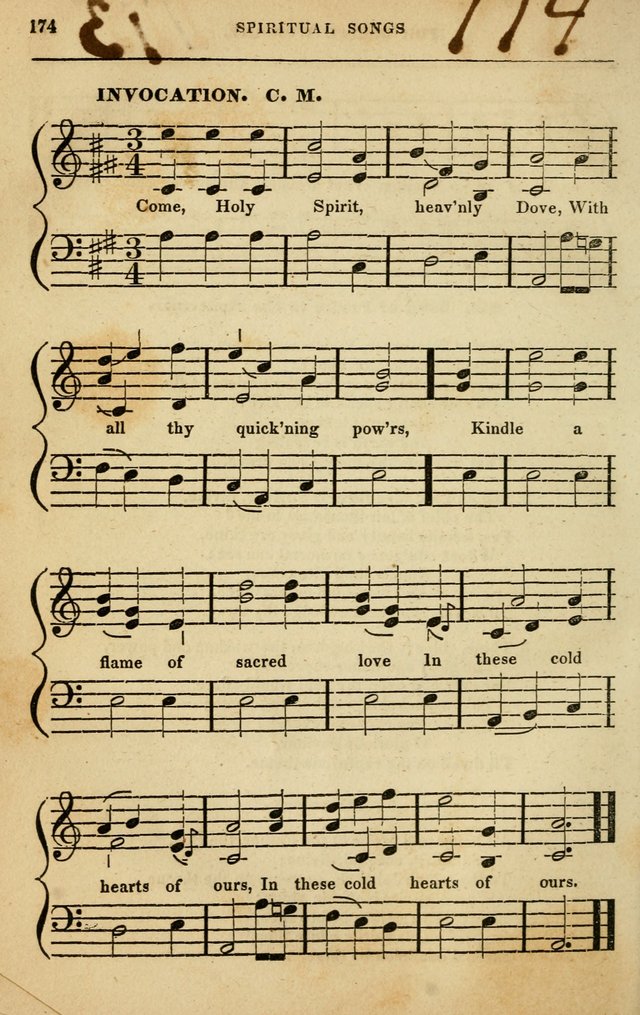 Spiritual Songs for Social Worship: adapted to the use of families and private circles in seasons of rivival, to missionary meetings, to the monthly concert, and to other occasions of special interest page 174