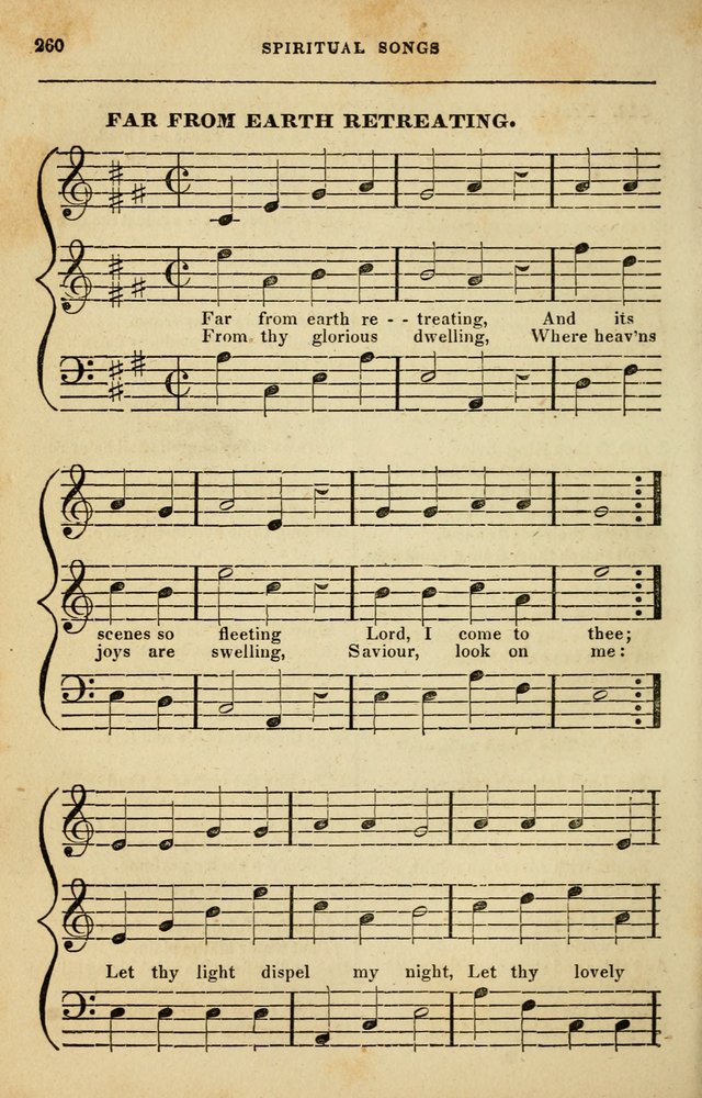 Spiritual Songs for Social Worship: adapted to the use of families and private circles in seasons of rivival, to missionary meetings, to the monthly concert, and to other occasions of special interest page 260