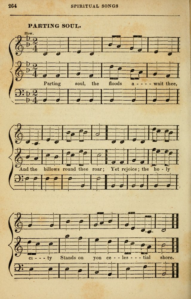 Spiritual Songs for Social Worship: adapted to the use of families and private circles in seasons of rivival, to missionary meetings, to the monthly concert, and to other occasions of special interest page 264