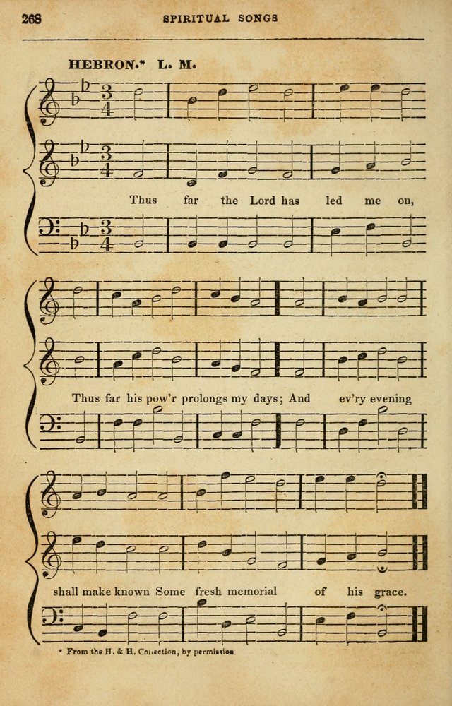 Spiritual Songs for Social Worship: adapted to the use of families and private circles in seasons of rivival, to missionary meetings, to the monthly concert, and to other occasions of special interest page 268