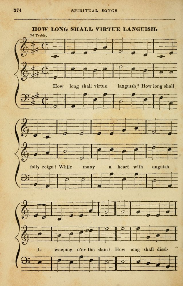 Spiritual Songs for Social Worship: adapted to the use of families and private circles in seasons of rivival, to missionary meetings, to the monthly concert, and to other occasions of special interest page 274