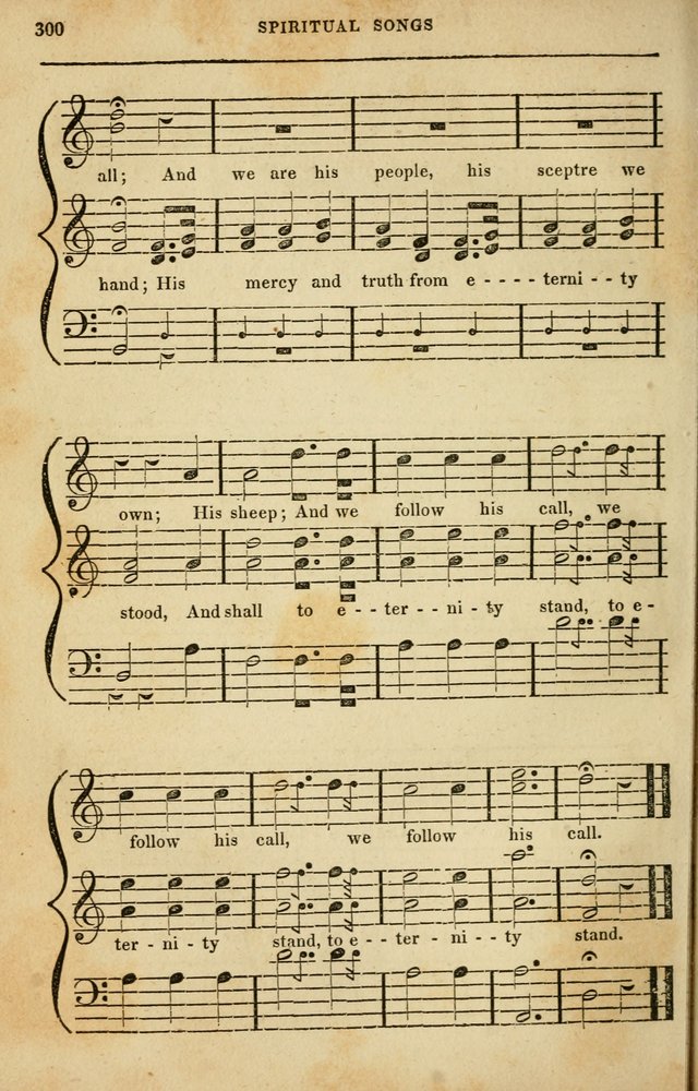 Spiritual Songs for Social Worship: adapted to the use of families and private circles in seasons of rivival, to missionary meetings, to the monthly concert, and to other occasions of special interest page 300