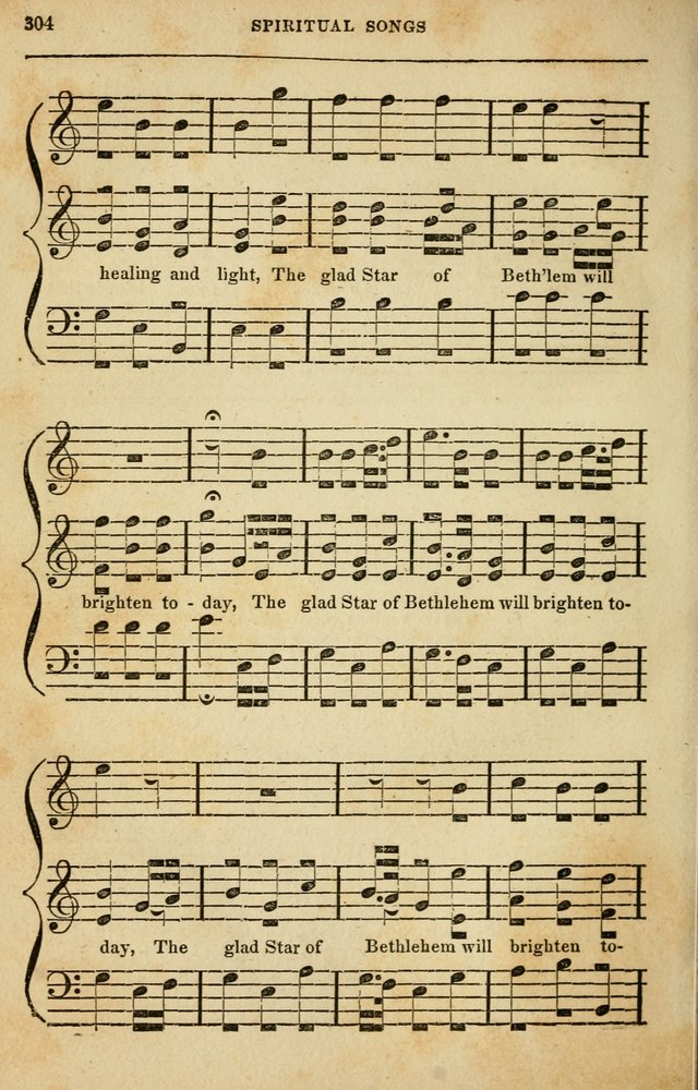 Spiritual Songs for Social Worship: adapted to the use of families and private circles in seasons of rivival, to missionary meetings, to the monthly concert, and to other occasions of special interest page 304