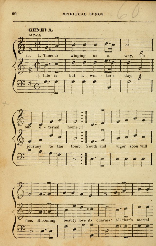 Spiritual Songs for Social Worship: adapted to the use of families and private circles in seasons of rivival, to missionary meetings, to the monthly concert, and to other occasions of special interest page 60