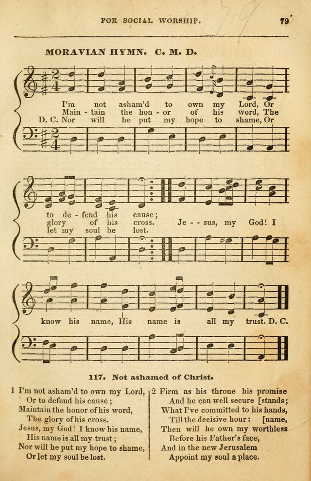 Spiritual Songs for Social Worship: adapted to the use of families and private circles in seasons of rivival, to missionary meetings, to the monthly concert, and to other occasions of special interest page 79