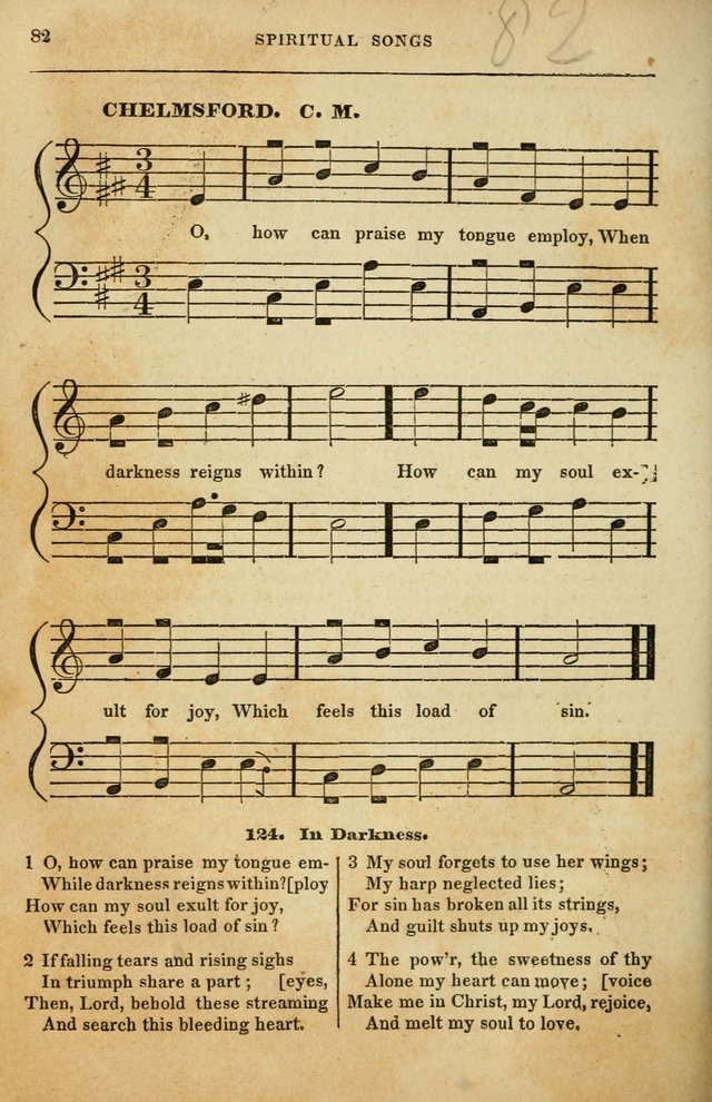 Spiritual Songs for Social Worship: adapted to the use of families and private circles in seasons of rivival, to missionary meetings, to the monthly concert, and to other occasions of special interest page 82