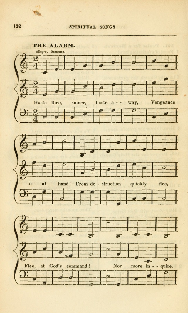 Spiritual Songs for Social Worship: adapted to the use of families and private circles, to missinary meetings, to monthly concert, and to other occasions of special interest.(Rev. and Enl. Ed.) page 132