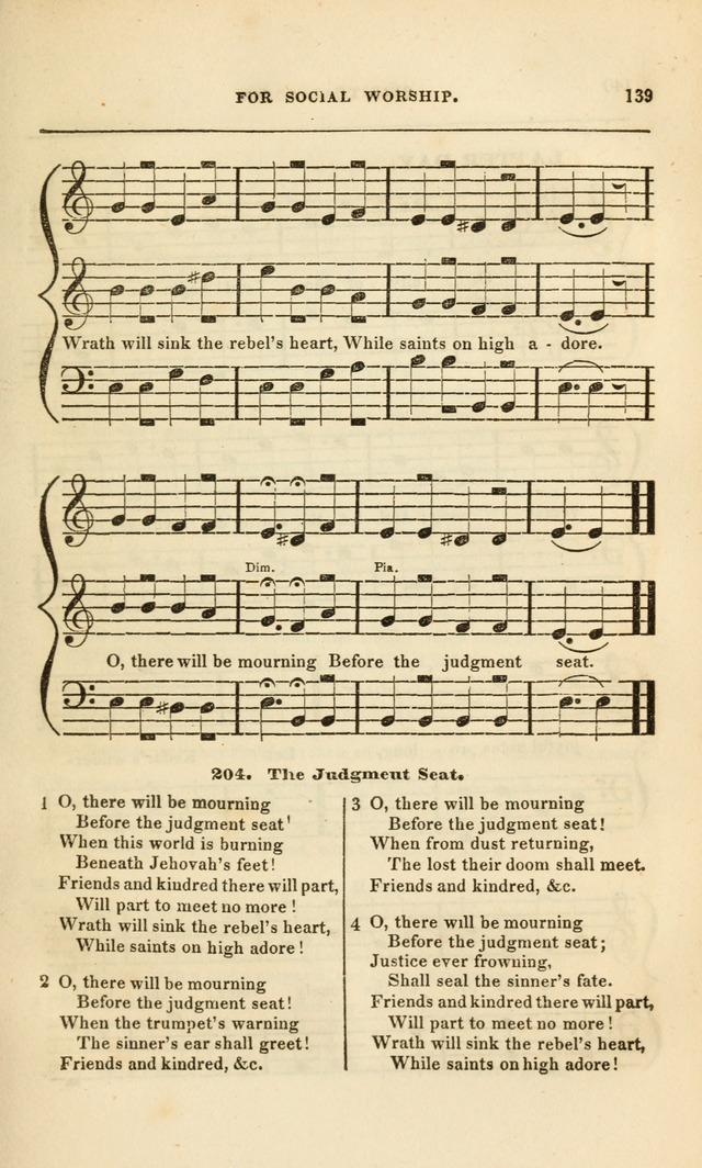 Spiritual Songs for Social Worship: adapted to the use of families and private circles, to missinary meetings, to monthly concert, and to other occasions of special interest.(Rev. and Enl. Ed.) page 139