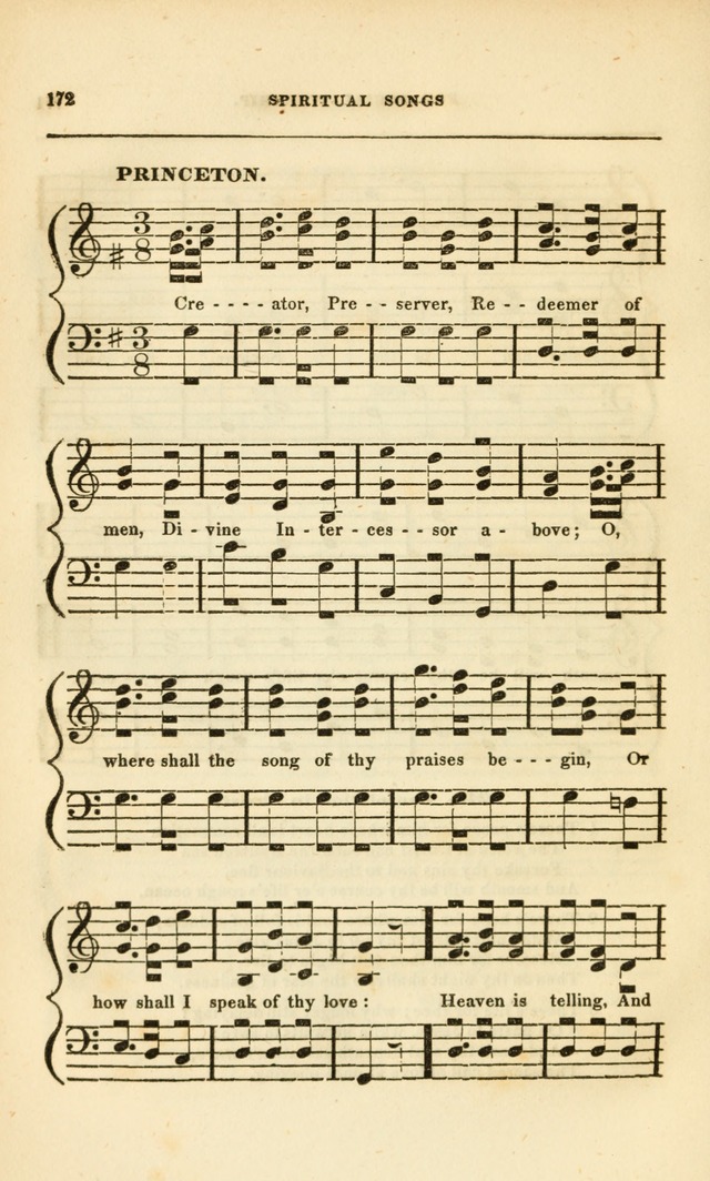 Spiritual Songs for Social Worship: adapted to the use of families and private circles, to missinary meetings, to monthly concert, and to other occasions of special interest.(Rev. and Enl. Ed.) page 172