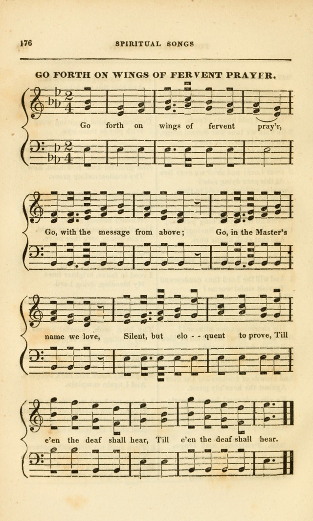 Spiritual Songs for Social Worship: adapted to the use of families and private circles, to missinary meetings, to monthly concert, and to other occasions of special interest.(Rev. and Enl. Ed.) page 176