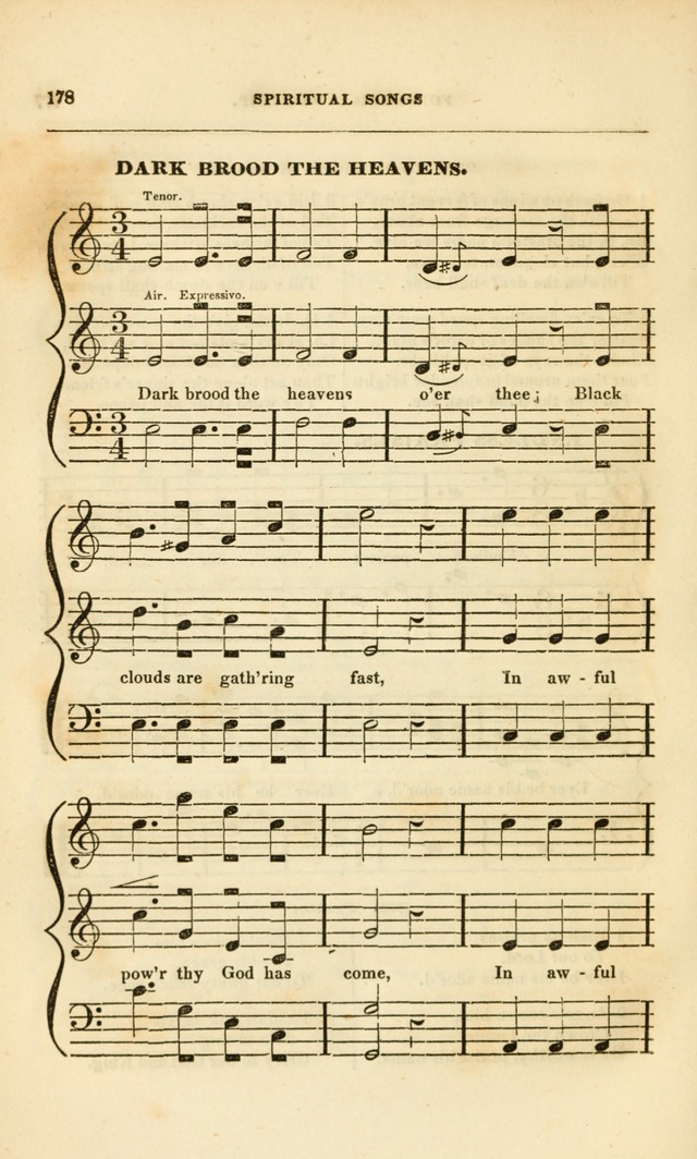 Spiritual Songs for Social Worship: adapted to the use of families and private circles, to missinary meetings, to monthly concert, and to other occasions of special interest.(Rev. and Enl. Ed.) page 178