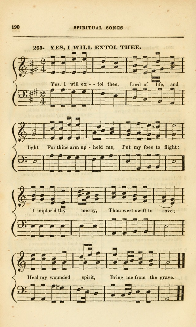 Spiritual Songs for Social Worship: adapted to the use of families and private circles, to missinary meetings, to monthly concert, and to other occasions of special interest.(Rev. and Enl. Ed.) page 190