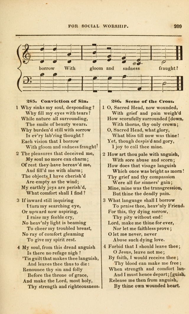 Spiritual Songs for Social Worship: adapted to the use of families and private circles, to missinary meetings, to monthly concert, and to other occasions of special interest.(Rev. and Enl. Ed.) page 209