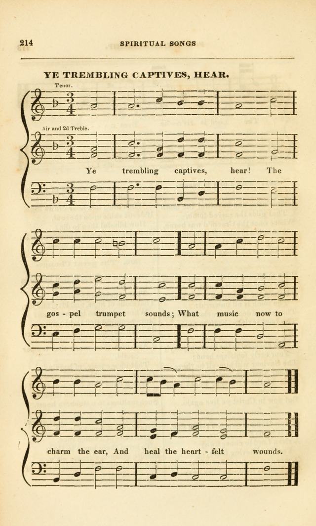 Spiritual Songs for Social Worship: adapted to the use of families and private circles, to missinary meetings, to monthly concert, and to other occasions of special interest.(Rev. and Enl. Ed.) page 214