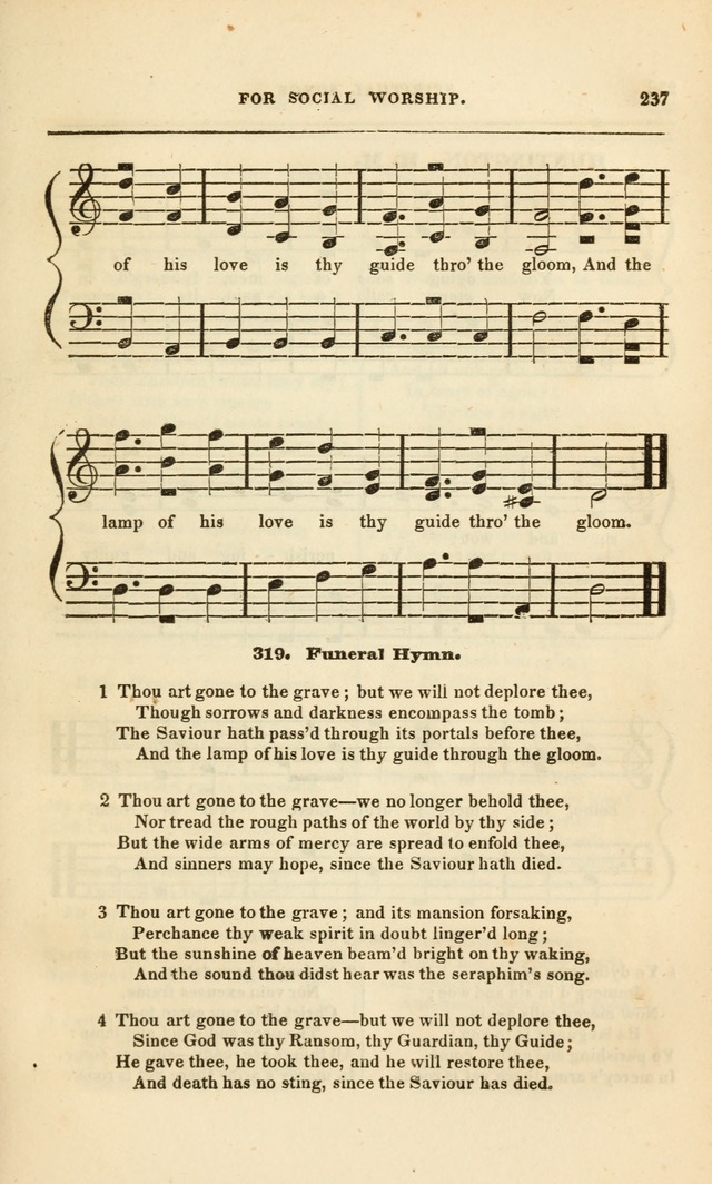 Spiritual Songs for Social Worship: adapted to the use of families and private circles, to missinary meetings, to monthly concert, and to other occasions of special interest.(Rev. and Enl. Ed.) page 237