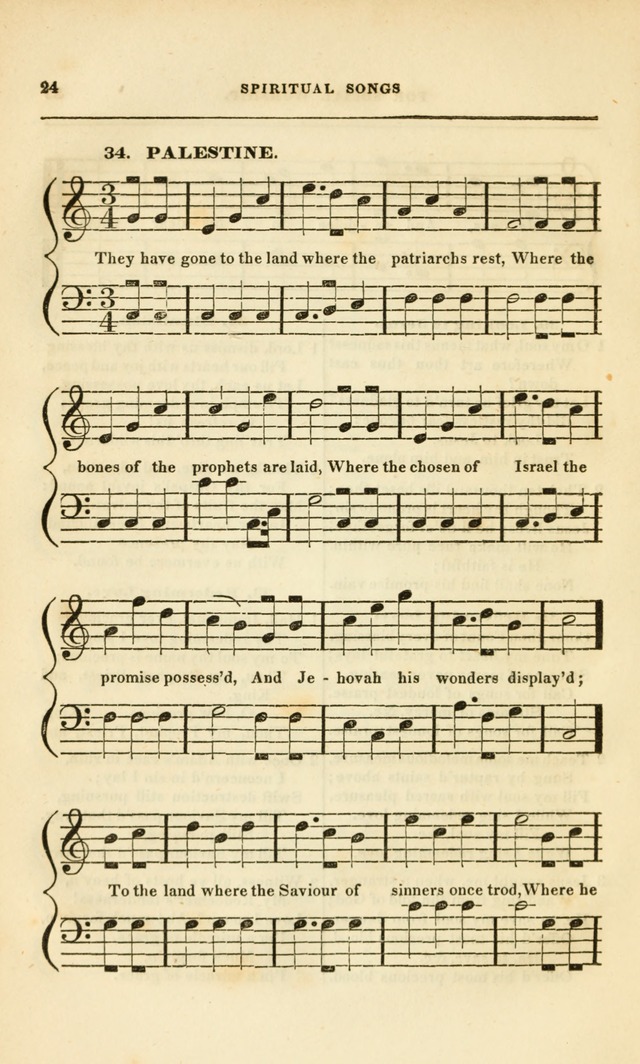 Spiritual Songs for Social Worship: adapted to the use of families and private circles, to missinary meetings, to monthly concert, and to other occasions of special interest.(Rev. and Enl. Ed.) page 24