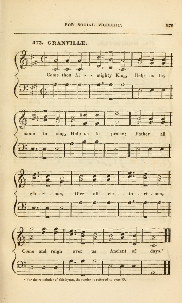 Spiritual Songs for Social Worship: adapted to the use of families and private circles, to missinary meetings, to monthly concert, and to other occasions of special interest.(Rev. and Enl. Ed.) page 279