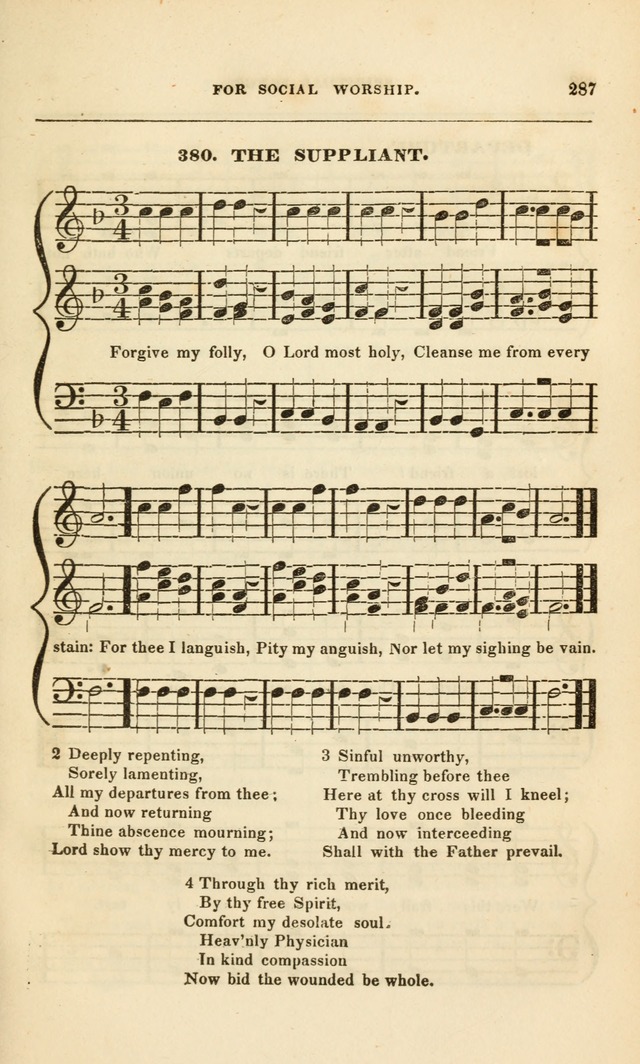 Spiritual Songs for Social Worship: adapted to the use of families and private circles, to missinary meetings, to monthly concert, and to other occasions of special interest.(Rev. and Enl. Ed.) page 287