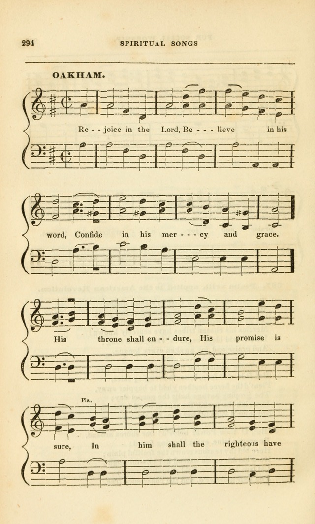 Spiritual Songs for Social Worship: adapted to the use of families and private circles, to missinary meetings, to monthly concert, and to other occasions of special interest.(Rev. and Enl. Ed.) page 294