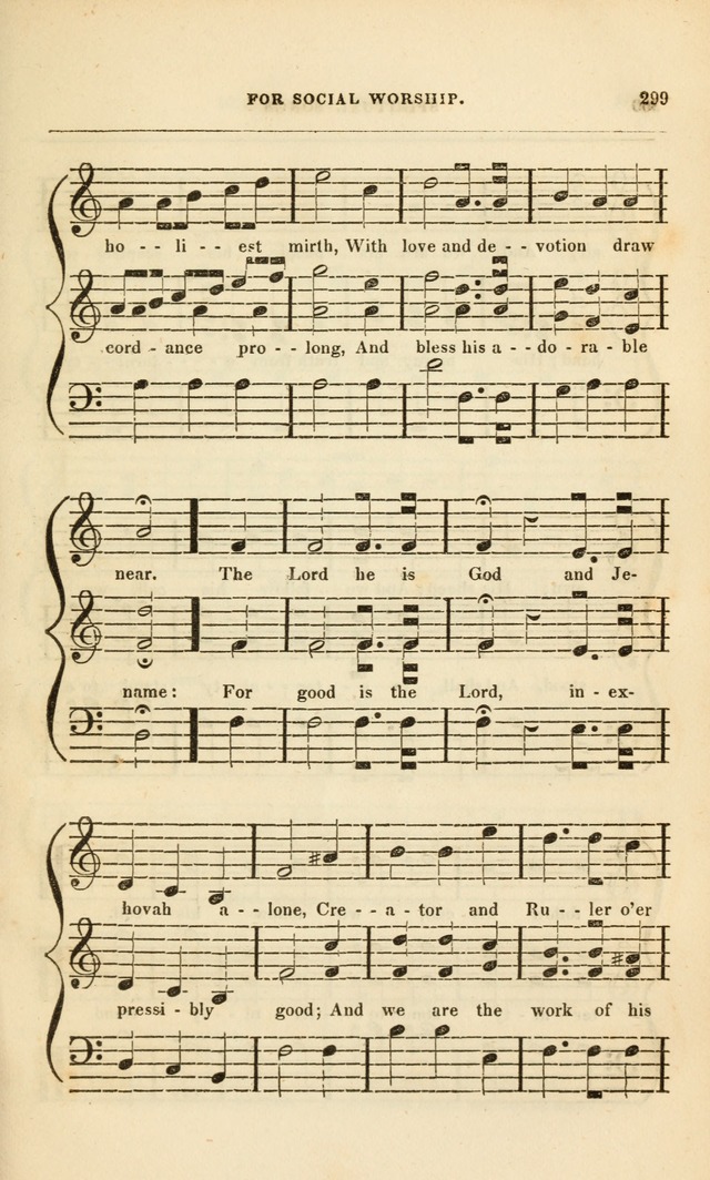 Spiritual Songs for Social Worship: adapted to the use of families and private circles, to missinary meetings, to monthly concert, and to other occasions of special interest.(Rev. and Enl. Ed.) page 299