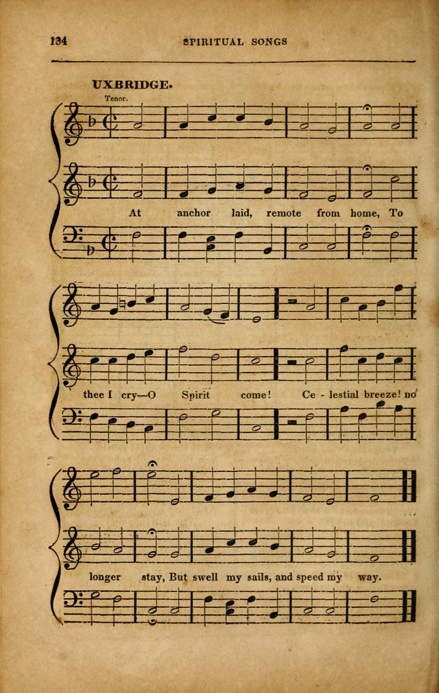 Spiritual Songs for Social Worship: adapted to the use of families and private circles in seasons of revival, to missionary meetings, to the monthly concert, and to other occasions... (3rd ed.) page 134