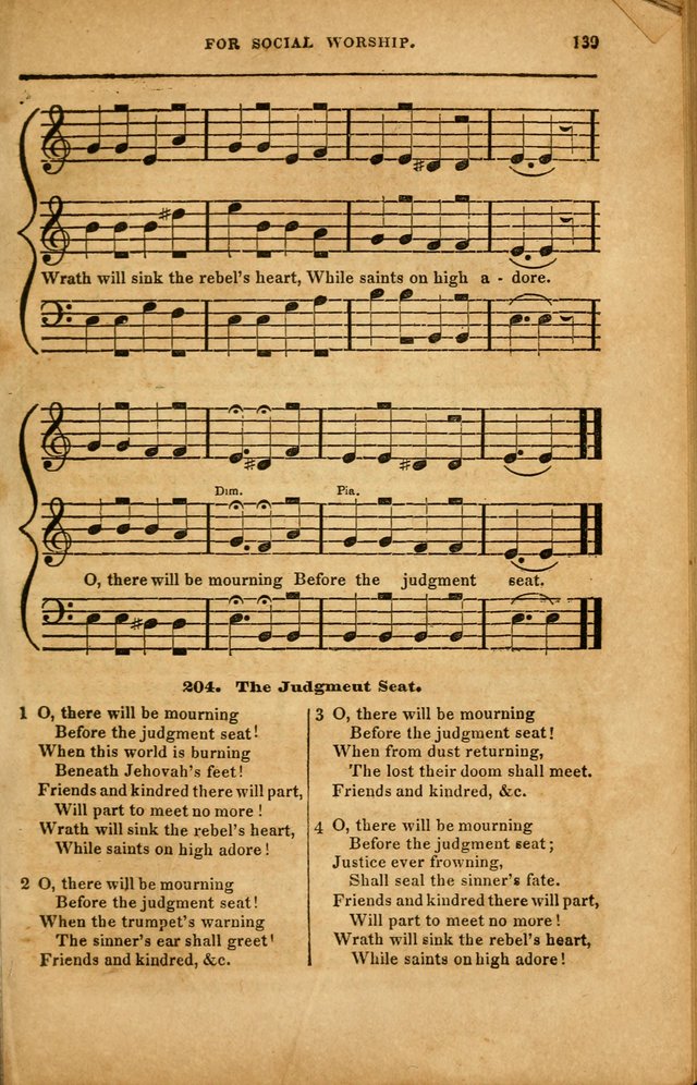 Spiritual Songs for Social Worship: adapted to the use of families and private circles in seasons of revival, to missionary meetings, to the monthly concert, and to other occasions... (3rd ed.) page 139