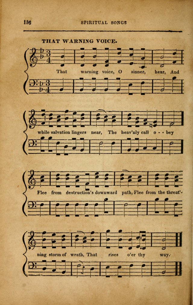 Spiritual Songs for Social Worship: adapted to the use of families and private circles in seasons of revival, to missionary meetings, to the monthly concert, and to other occasions... (3rd ed.) page 156