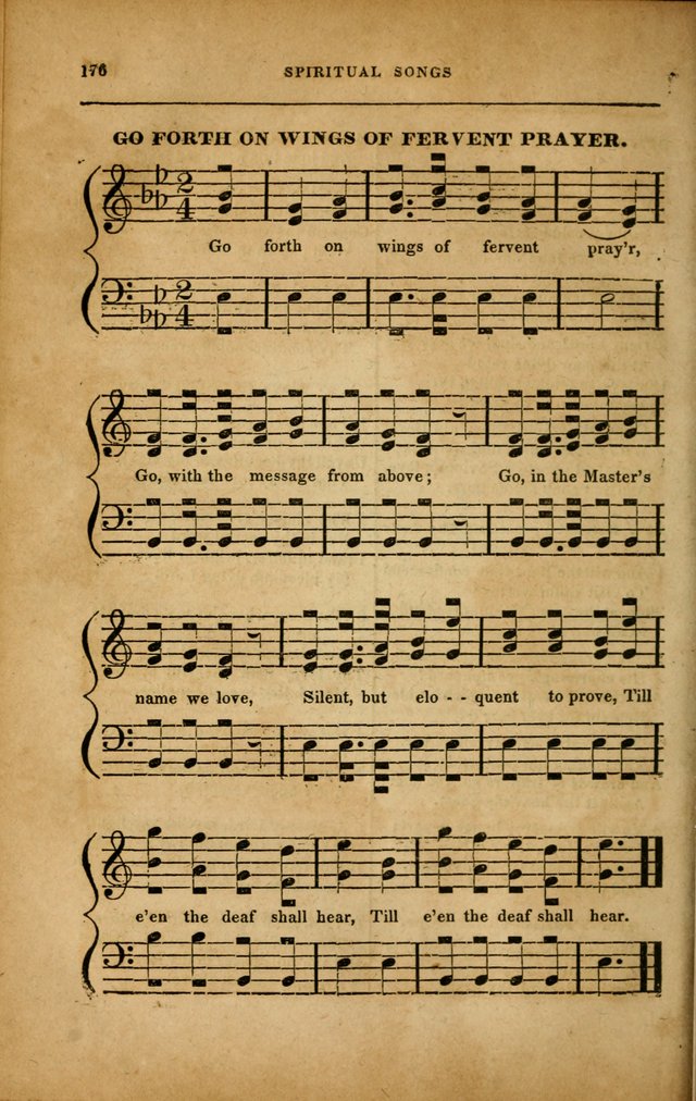 Spiritual Songs for Social Worship: adapted to the use of families and private circles in seasons of revival, to missionary meetings, to the monthly concert, and to other occasions... (3rd ed.) page 176