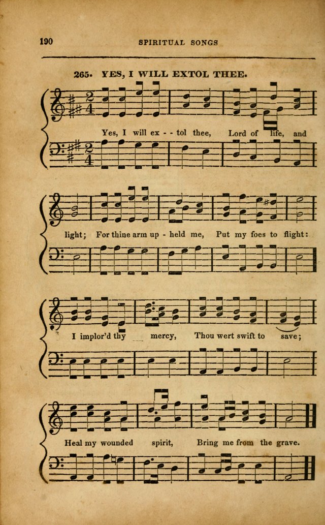 Spiritual Songs for Social Worship: adapted to the use of families and private circles in seasons of revival, to missionary meetings, to the monthly concert, and to other occasions... (3rd ed.) page 190