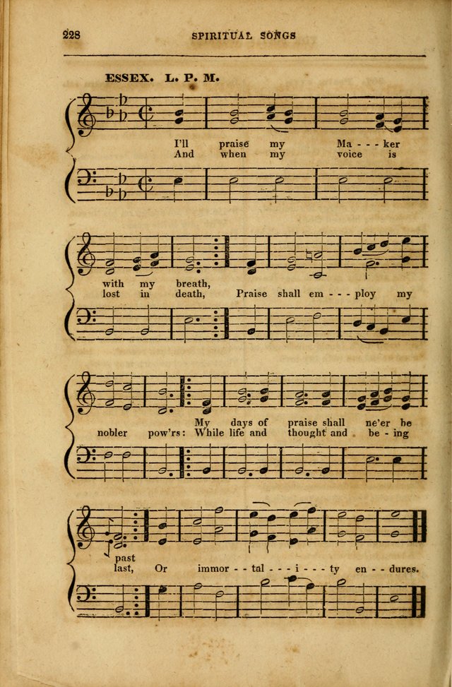 Spiritual Songs for Social Worship: adapted to the use of families and private circles in seasons of revival, to missionary meetings, to the monthly concert, and to other occasions... (3rd ed.) page 228