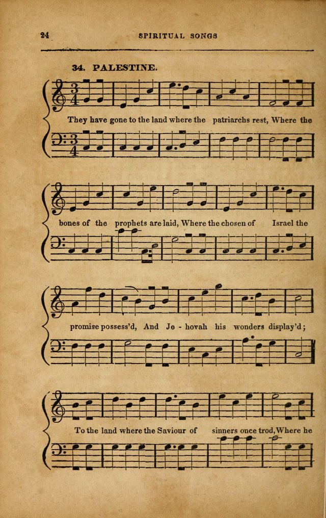 Spiritual Songs for Social Worship: adapted to the use of families and private circles in seasons of revival, to missionary meetings, to the monthly concert, and to other occasions... (3rd ed.) page 24