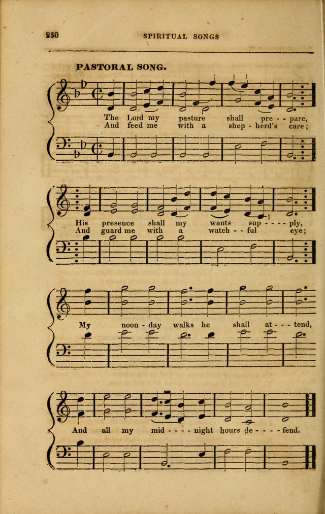 Spiritual Songs for Social Worship: adapted to the use of families and private circles in seasons of revival, to missionary meetings, to the monthly concert, and to other occasions... (3rd ed.) page 250