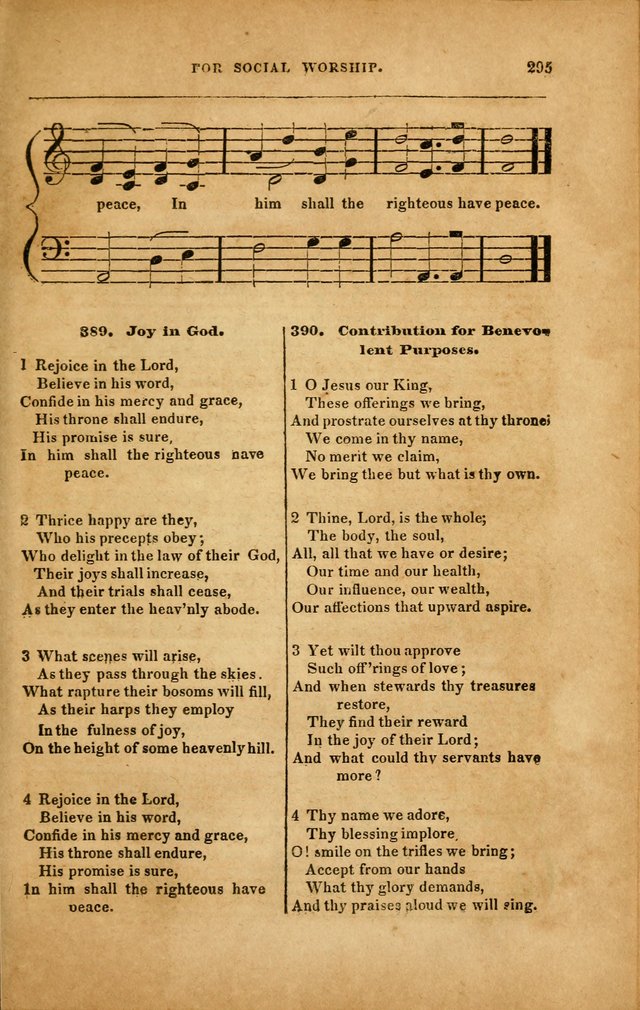 Spiritual Songs for Social Worship: adapted to the use of families and private circles in seasons of revival, to missionary meetings, to the monthly concert, and to other occasions... (3rd ed.) page 295