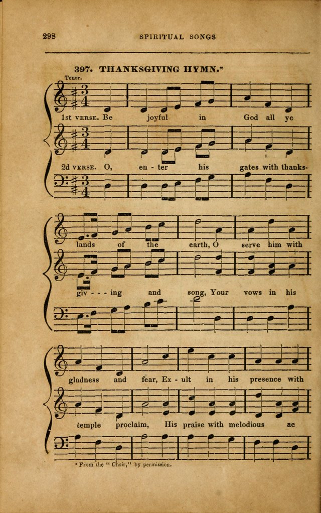 Spiritual Songs for Social Worship: adapted to the use of families and private circles in seasons of revival, to missionary meetings, to the monthly concert, and to other occasions... (3rd ed.) page 298